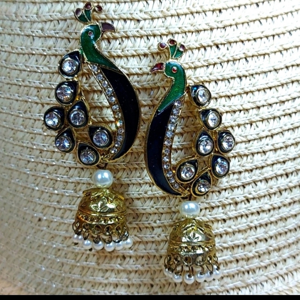 Peacock Earrings